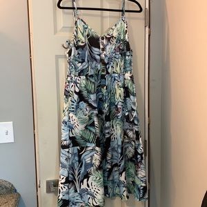 🏝 Fun blue tropical dress! 🏝